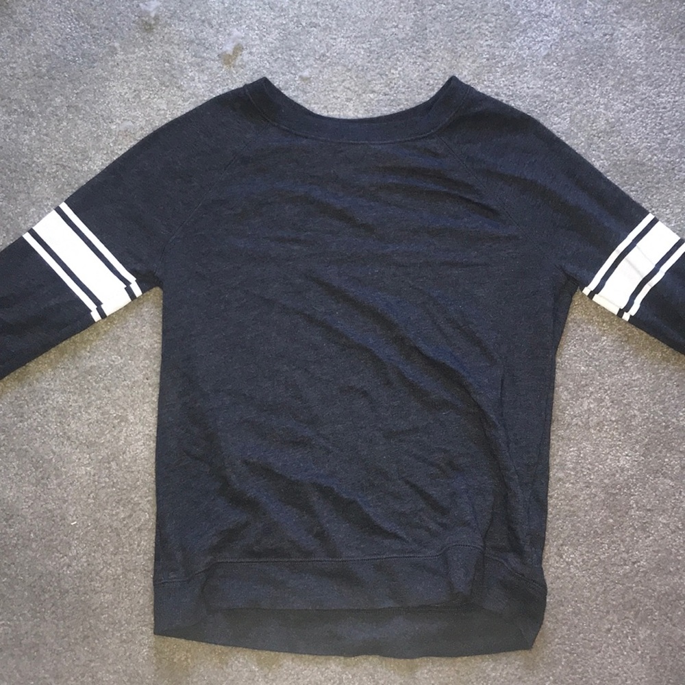 Old Navy varsity striped crewneck